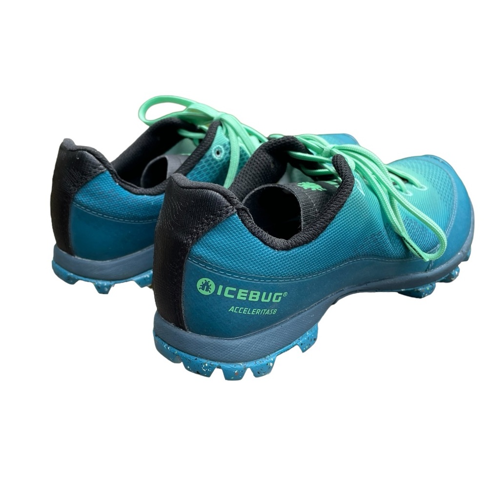 Icebug Acceleritas8 Minimalistic High Traction Running Shoe Blue Green Size 7 - Picture 5 of 10
